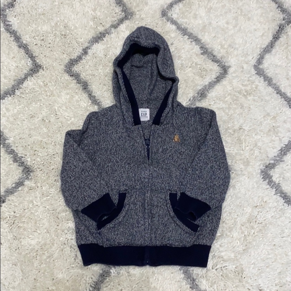 Baby gap zip up sweater
